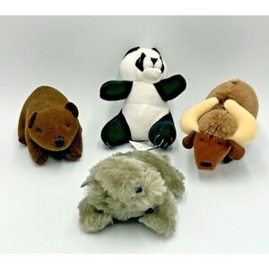 McDonalds 1997 Animal Pals x 3  & 1995‎ Babe x1 Plush Happy Meal Toys - Lot of 4